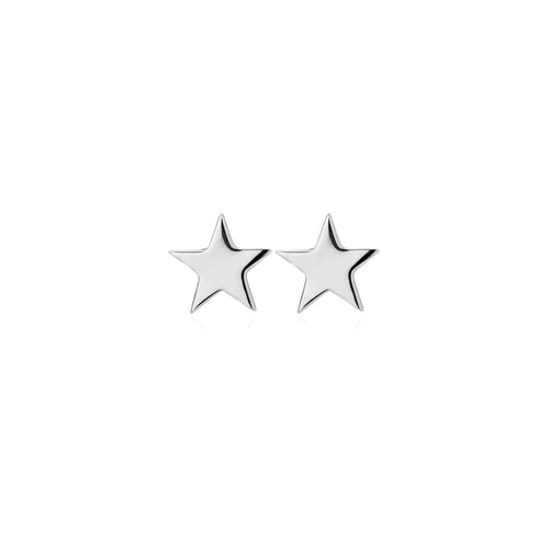 Silver Stargazers Stud Earrings