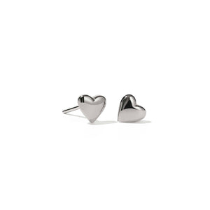 Silver Mini Camille Stud Earrings