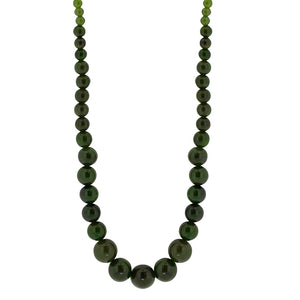 Silver Graduate Bead Necklace