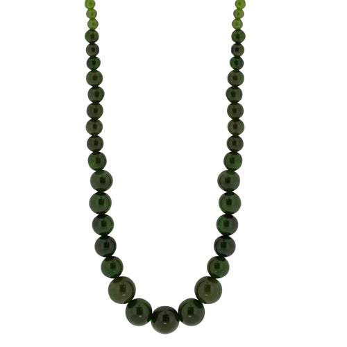 Silver Graduate Bead Necklace