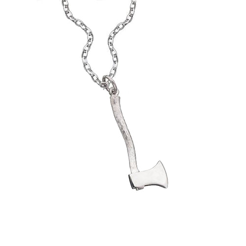 Silver Axe Necklace