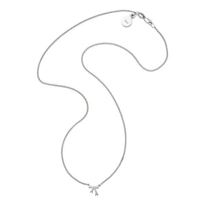 Silver Mini Bow Necklace