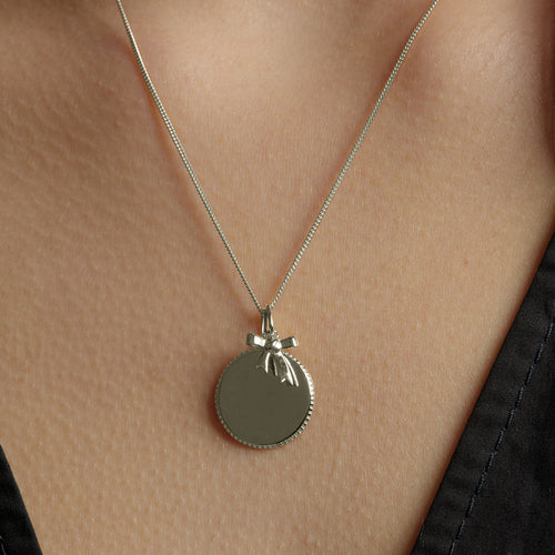 Silver Mini Runaway Girl Necklace | Silvermoon
