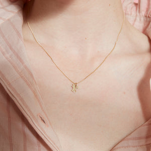 9ct Yellow Gold Runaway Rat Necklace