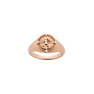 9ct Rose Gold Voyager Signet Ring