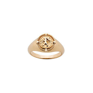 9ct Yellow Gold Voyager Signet Ring