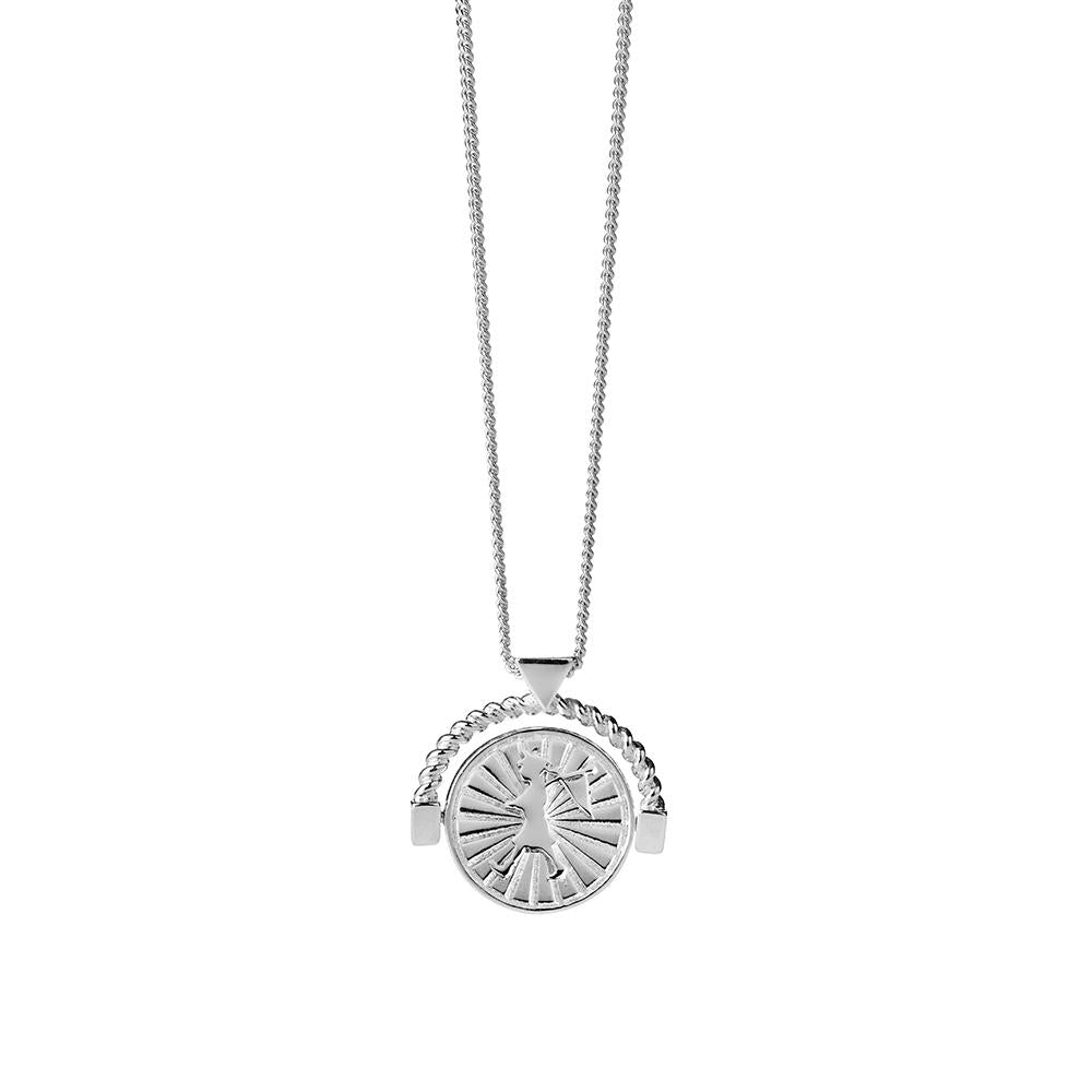 Karen Walker | Silver Voyager Spin Necklace | Silvermoon Jewellers