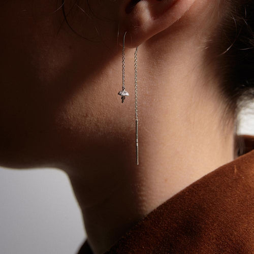 Petite Pearl Threader Earrings – Evorly