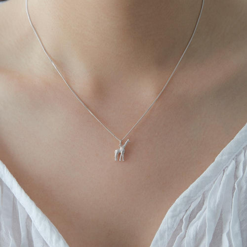 Necklace giraffe on sale