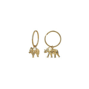9ct Yellow Gold Elephant Sleepers