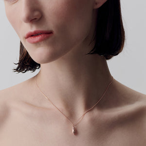 9ct Rose Gold Sweet Corn Necklace