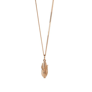 9ct Rose Gold Sweet Corn Necklace