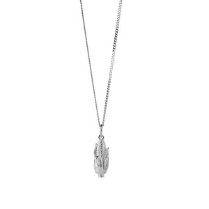 Silver Sweet Corn Necklace