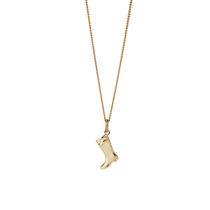 9ct Yellow Gold Gumboot Necklace