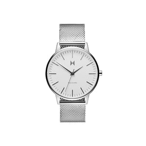 Boulevard White Stainless Steel Watch