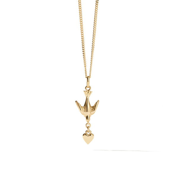 Children's and Mothers' Dove Necklaces: Gold plated Dove Necklaces 45. –  Baby Jewels