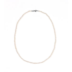 Silver Micro Pearl Necklace