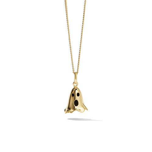 9ct Yellow Gold Ghost Necklace