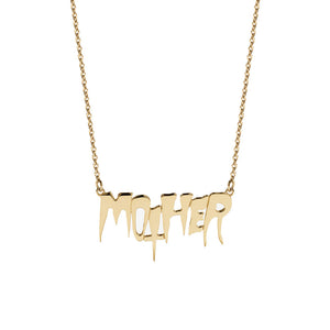 9ct Yellow Gold Mother Necklace