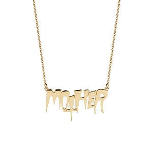 Gold Plated Mother Necklace