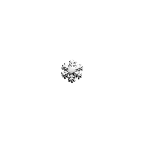 Silver Snowflake Charm