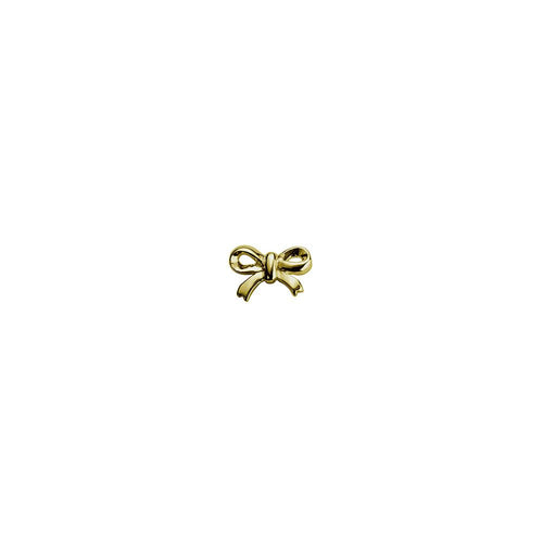 9ct Yellow Gold Bow Charm