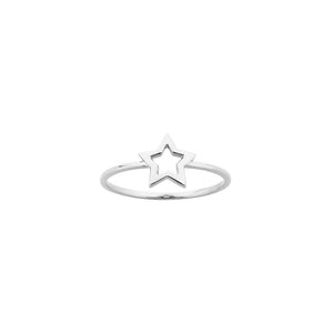 Silver Mini Star Ring