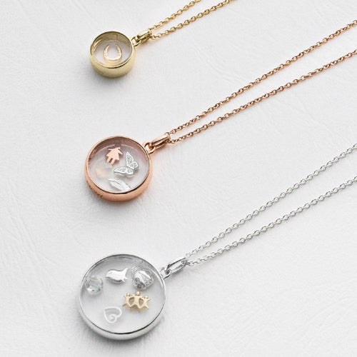 Gold locket necklace nz store