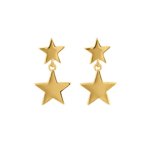 Gold Plated Stardust Earrings