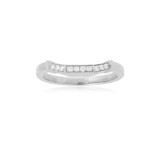18ct White Gold Kara Diamond Band