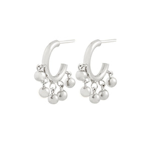 Silver Pascal Hoop Earrings