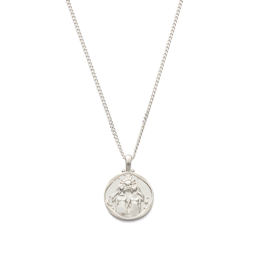 Kirstin Ash | Silver Gemini Zodiac Necklace | Silvermoon Jewellers