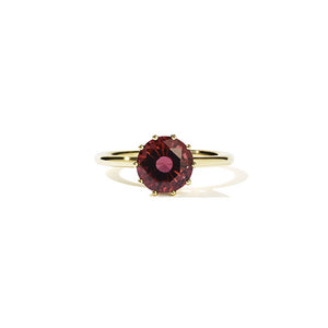 Gold Plated Geneva Ring - Pink Tourmaline