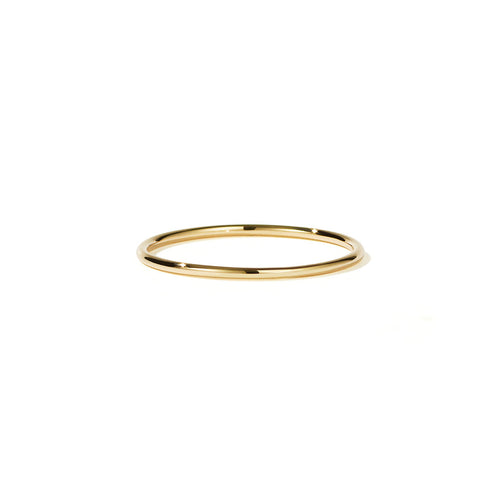 Gold Plated Halo Ring - 1MM