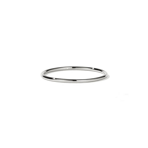 Silver Halo Ring - 1MM