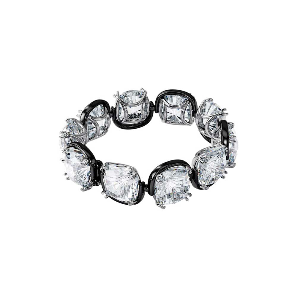 Rhodium Harmonia Bracelet - White