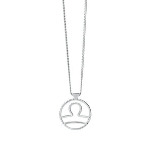 Silver Libra Necklace