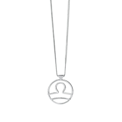 Silver Libra Necklace