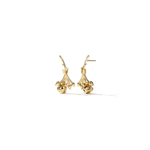 Gold Plated Rose Studs